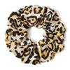 Anillo para el pelo de intestino grueso con estampado de serpiente y raya de leopardo clásico, banda de cuero con cuerda de corbata para mujer transfronteriza, accesorios para el cabello, tocado para venta al por mayor