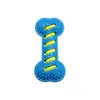 Brinquedo de Osso Squeaky Resistente a Mordidas para Cachorro Border Collie Corgi Brinquedo de Mastigar Indestrutível Cão Grande Animal de Estimação