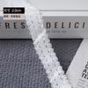 Banda Elástica de Nylon Tejido para Ropa Interior de Calzones, Banda para Botón de Corona Blanca Simple de Doble Cara, 1.5CM