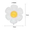 Nuevo Corea del Sur Globo de Margarita estilo ins cara sonriente blanca Ramo de Globos de Margarita huevo flor globo de papel de aluminio