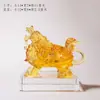 Primavera y Otoño esmaltado de color tortuga dragón cuatro animales míticos adornos de Tortuga Dorada artesanías de oficina decoraciones para el hogar