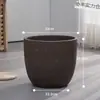 Maceta Grande de Arcilla Morada Transpirable para Plantas Verdes, Adecuada para Jardines Exteriores, Patios y Salas de Estar, Maceta Grande de Cerámica Gruesa de Gran Diámetro, Venta de Liquidación