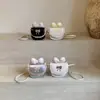 Bolso Infantil Nuevo Bordado con Lazo Retro, Bolso Silla Mini Moderno Dulce, Bolso Cruzado para Auriculares y Labial Padre-Hijo