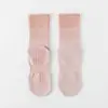 Meias Esportivas de Yoga para Mulheres Pilates Antiderrapantes Meias de Cano Médio Gradiente para Corrida Indoor Fitness Meias com Pegada Meias de Compressão