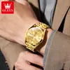 Fabricante de Relojes Marca Oris Dropshipping Transfronterizo Popular Digital Correa de Acero Calendario Reloj para Hombre Reloj para Hombre