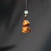 Colgante Colección Doce Signos del Zodíaco Sándalo Adornos de Madera Accesorios Zodíaco Colgante Llavero