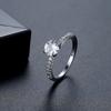 Anillo de cobre Jinse con circonita 3A, estilo coreano, sencillo, combinable con todo, joyería de imitación, nicho de hadas, primera joyería