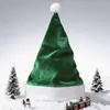 Populares Sombreros de Navidad de Amazon, Decoraciones Navideñas, Sombreros de Navidad de Terciopelo Dorado con Borde de Felpa para Adultos y Niños
