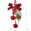 Bola de Lazo de Navidad Nueva Campanas Colgante de Alta Calidad Decoraciones Colgantes de Puerta de Navidad Adornos Venta al por Mayor