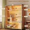 Villa para gatos jaula para gatos, lujosa casa de madera para gatos con puerta de cristal, casa para gatos con arenero integrado, nido para gatos transpirable y ahorrador de espacio