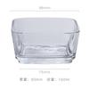 Ensaladera de Vidrio Estilo Martillo Estilo Japonés Tazón de Postre Tazón para Snacks Cuadrado de 4 Pulgadas Tazón para Desayuno Tazón para Salsa Platos para Platos Fríos