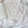 Calcetines de Malla Hueca de Seda para Verano 2026 para Mujer, Calcetines de Encaje Delgados Transpirables Versátiles con Volantes, Estilo Simple