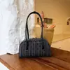 Bolsa de lona para mujer, nueva colección otoño/invierno 2026, bolsa tipo almohada de gran capacidad, bolso de hombro de moda, bolso de axila, bolso para ir al trabajo, bolso de lunares