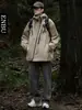 Jaqueta masculina Enbu, novidade de outono estilo workwear americano, marca da moda, jaqueta versátil casual solta para homens