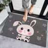 Alfombra de dibujos animados para dormitorio, venta al por mayor, para sala de estar, hogar, absorbente de agua