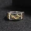 Anillo de Ábaco Pixiu Retro, de Gama Alta, Dominante y Personalizado, Anillo de Moda y Sencillo Galvanizado para Hombres, Regalo para Amigos