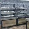 Estantes de frutas de acero inoxidable, exhibidores tipo isla para verduras, estantes para frutas y verduras de tiendas de alimentos frescos comerciales, estantes de frutas y verduras de múltiples niveles