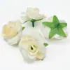 Capullos de Rosa Pequeños Simulados Cabezas de Flores de Tela de Seda Materiales para Manualidades de Guirnaldas Accesorios para el Cabello Accesorios para Arreglos Florales de Pared de Fondo de Boda Suelo