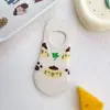 Meias de desenho animado japonês para crianças de algodão penteado com silicone antiderrapante meias invisíveis meias de barco de desenho animado meias de cano baixo