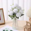 Nueva bola de hortensia de 9 cabezas Bola de hortensia de 9 cabezas flor accesorios para fotografía de bodas decoración del hogar flor artificial