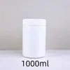 Tapa Antirrobo de PE 600g Botella de Polvo Bebida Sólida 800g Botella de Crema Mascarilla para el Cabello 1L Botella Química Botella de Plástico Grado Alimenticio