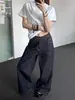 Nuevos Jeans Retro Americanos de Pierna Recta Suelta con Caída para Mujer cleanfit Pantalones Casuales de Pierna Ancha ins