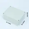 Caja de conexiones impermeable para exteriores IP65, caja de conexiones impermeable de plástico ABS, caja de cables, caja de alimentación sellada para exteriores