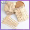Espetos Descartáveis Zibo para Churrasco e Oden para Uso Comercial, Espetos de Ferro para Hot Pot Frango, Espetos para Churrasco com Cabos de Bambu