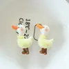 Acessórios de Joias de Resina de Patinho e Pássaro Brilhantes DIY Feito à Mão Acessórios Semi-Acabados Grampo de Cabelo Fivela de Sapato Materiais Decorativos