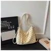 Bolsa de Ombro de Bolinhas Nicho Estilo Coreano Estilo Ins, Bolsa Simples Diária para o Ombro do Trabalhador, Bolsa Transversal Versátil Tendência de Grande Capacidade
