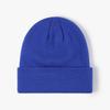 Gorro de punto con ala para hombre y mujer de otoño e invierno, gorro de invierno suave, cálido, neutro, deportivo, de lana, tejido