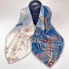 Pañuelo Cuadrado Estampado para Mujer, Estilo de Alta Gama, Adecuado para Viajes y Uso Profesional, Pañuelo Cuadrado de Satén de Seda