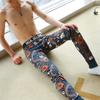 Pantalones térmicos de modal para hombre, forrados de terciopelo, calzoncillos largos, forrados de vellón grueso, pantalones de pijama térmicos de cuerpo natural con calefacción, Head Men