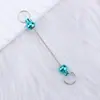 Llavero Creativo de Cuentas Hecho a Mano con Gradiente de Colores Colgante Accesorios Multicolor Opcional Bastón de Cuentas DIY Venta al por Mayor