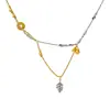 Colección Completa de Joyería: Collares Clásicos, Mascarillas Sencillas y Elegantes, Aretes de Flor Lila, Pulseras, Anillos, Collares