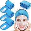 Pañuelo Postparto Europeo y Americano para Mujer Velcro Diadema Deportiva para Yoga Lavado de Cara Maquillaje Diadema Doble Capa Diadema de Belleza