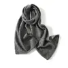 Cachecol de Cashmere Tricotado para Mulheres e Homens, Gola de Cashmere para Outono e Inverno, Cachecol Espesso para Casais e Pais e Filhos, Atacado Transfronteiriço de Fábrica