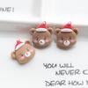 Lindos accesorios navideños hechos a mano, horquillas, accesorios para el cabello, accesorios de resina, pegamento en crema, material de bricolaje, árbol de Navidad