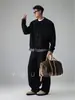 Servicio de compras en Dongdaemun, Corea: Cárdigan de punto de lana de alpaca de alta calidad, reduce la edad, corte holgado, casual, con cuello redondo para hombre, CD1827