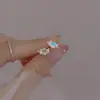 Brincos Planeta Borboleta Aurora em Prata Pura S999 para Mulheres, Brincos Versáteis de Luxo Leve Nicho High-End com Zircônia para Cuidado com as Orelhas