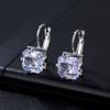 Brincos Kerastase Mais Vendidos Transfronteiriços Brincos de Zircônia Brincos de Cristal Versátil Nicho Fábrica Europeia e Americana Acessórios de Joalheria