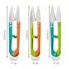 Tijeras de dos colores, tres colores disponibles, tijeras para hilo de coser, tijeras pequeñas para cortar puntas de hilo, tijeras para sedal de pesca, tijeras para el hogar al por mayor