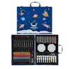 Set de Pintura Infantil de 68 Piezas, Set de Crayones y Lápices de Colores, Set de Pintura Portátil con Temática de Astronauta, Venta al por Mayor de Sets de Pintura Infantiles