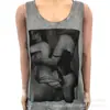 Colete Esportivo Sem Mangas Corpo Inteiro Estampa Digital Masculino Verão Camisa Esportiva Fitness ao Ar Livre Colete Respirável de Verão