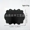 Colgante de Madera DIY Pizarra Hecha a Mano Cartel para Puerta Decoración de Madera Corte Láser Grabado Forma de Imagen Set Gratis de Virutas de Madera
