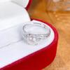 Anillo de perla de agua dulce texturizado de plata de ley 925 para mujer, estilo nicho frío, elegante, ligero y lujoso.