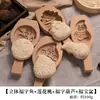 Molde de Madeira Artesanal de Ano Novo para Fazer Pães no Vapor e Pães em Formato de Flor, Pães no Vapor em Formato de Peixe Estilo Shandong, Ferramentas de Confeitaria de Madeira Domésticas, Padrões de Pão da Fortuna e Longevidade