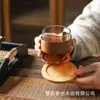 Mats de Aislamiento Térmico de Madera al por Mayor para el Té de la Tarde en Casa, Posavasos de Madera Maciza Antiescaldaduras, Posavasos Decorativos para Tazas de Café de Escritorio