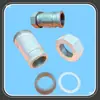 Conector Galvanizado de Cabeza Única con Rosca Interna, Tubo de Conversión de Rosca Externa, Conector Rápido de Rosca Única, Junta de Reparación de Emergencia Espesorada Norma Nacional