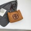 2025 Grande Capacidade Camurça de Veado Veludo Feminino Novo Outono e Inverno Casual Cor Sólida Retrô Casual Para o Trabalho Moda Bolsa de Ombro Tote